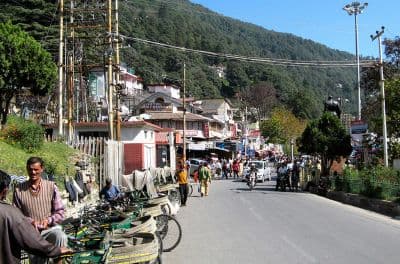 Mall Road Nainital