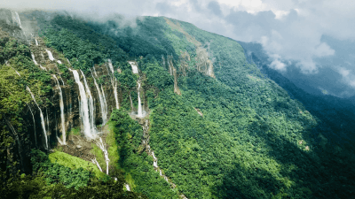 Mawlynnong Waterfall
