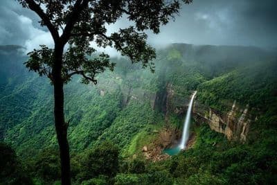Nohkalikai Waterfalls