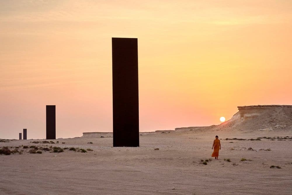 EastWest/WestEast Sculpture by Richard Serra