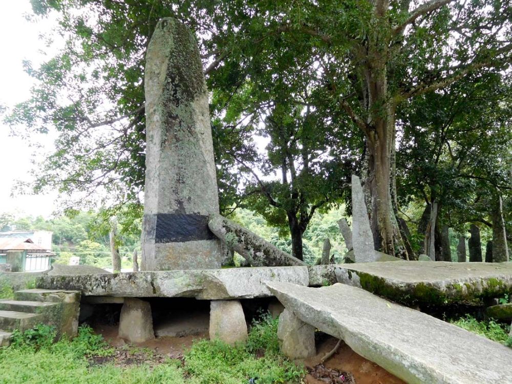 Premier Ticket India - Separated in such a way that the season changed...  And so does the fallen leaf.. 🍁🍂 📌 Nartiang Monoliths, Meghalaya 📷  Zeena Choudhary | Facebook