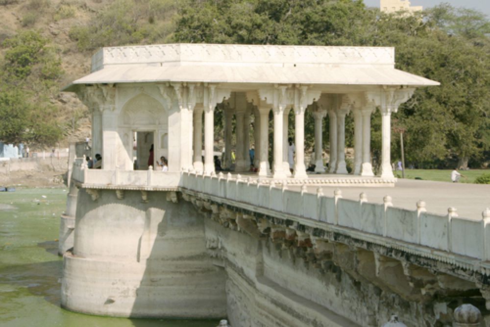 Baradari on Ana Sagar Lake