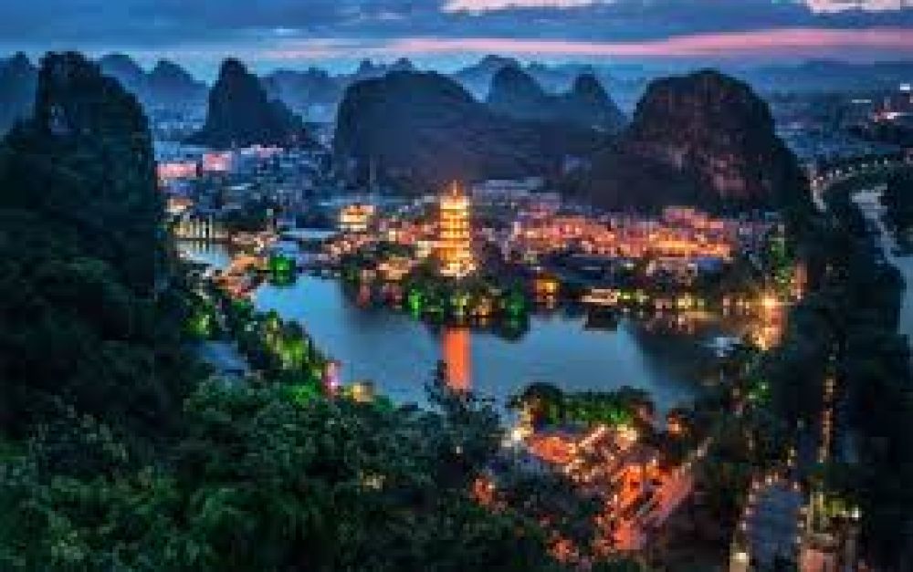 Two Rivers And Four Lakes (Guilin) History