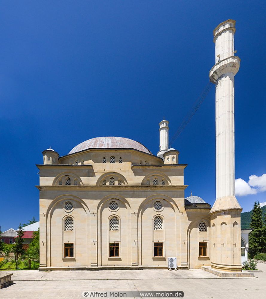 Central Mosque Of Zaqatala (Zaqatala) History