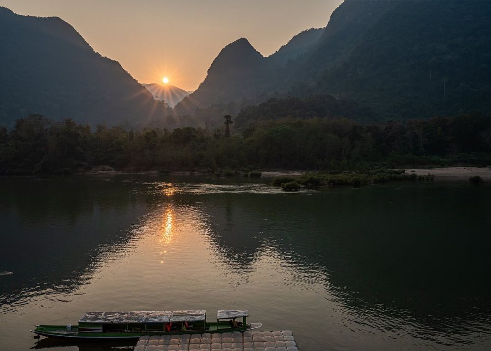 Sunset Viewpoint (over Nam Ou River)