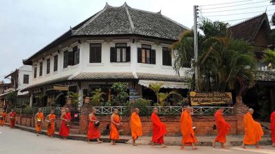 Alms Giving Ceremony