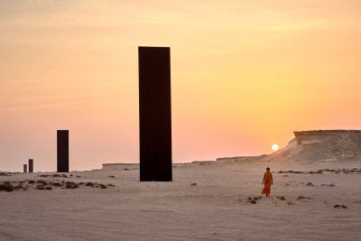 EastWest/WestEast Sculpture by Richard Serra