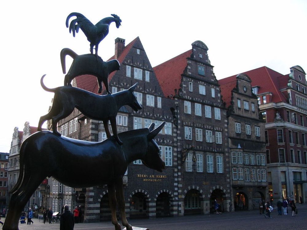 Bremen Town Musicians Statue