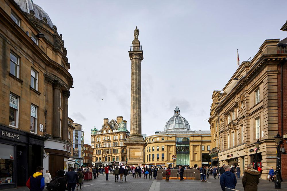 Grey Street and Grey's Monument